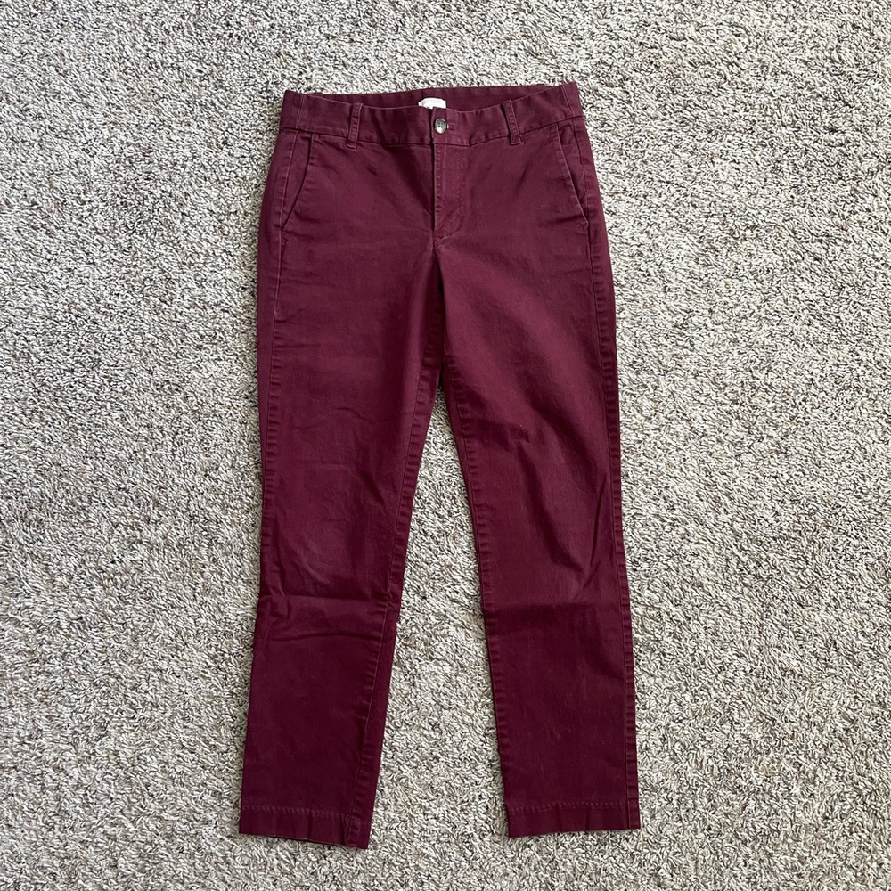 J Crew Factory Straight Ankle Pants